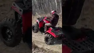 The little 400 that could! #toycrazyatv #toycrazy #atv #quad #wheelie #wheelsup