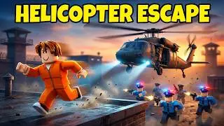 From Detention Room to Helicopter Escape in Roblox 😱🚁