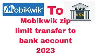 MobiKwik zip limit transfer to Bank account//zip limit transfer bank account @ranjitodiaelectric