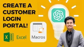 ChatGPT: Automating Excel with VBA | Excel Macros for Customer Login Portal #macros #excel #chatgpt