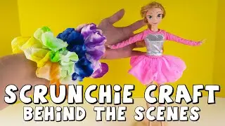 Make Your Own Neon Tie Dye Scrunchie!