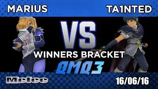 QMQ3 - Singles - Top 8 - Marius (Sheik) VS Tainted (Marth)