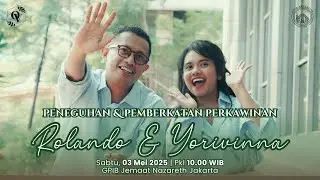 Pemberkatan Perkawinan Rolando Christopher Loupatty & Yorivinna Novita Manuhutu