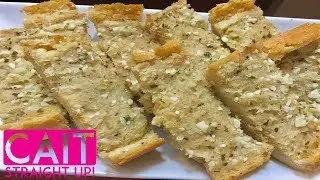 How To Make Garlic Bread At Home | Cait Straight Up