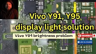 Vivo Y91, Y95 display light problem solution 