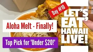 'Let's Eat' Hawaii Live! Is this the BEST Grilled Cheese Sandwich in Waikiki? Yes! #travel #hawaii