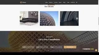 Glauss - Architecture and Creative Design WordPress Theme innovation architecture Build Website