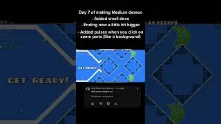 Day 7 of making solo medium demon #geometrydash #request #gd #speedrun #levelrequest #gaming #level