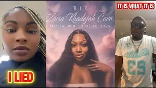 Zaria Carr Cause Of Death Revealed, Her Co Worker Lied. Shamarcus Brother Spoke Out Again