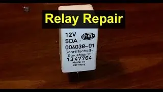 How to repair a relay, bad solder joints, car, truck, etc. - VOTD