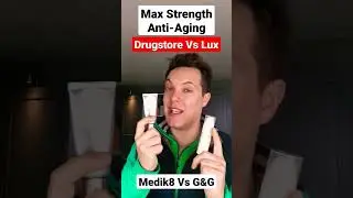 ⭐ ANTI-AGING BATTLE (Which Retinol Is Better) - Medik8 ($120) Vs Geek and Gorgeous ($20) #shorts