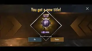 #pubgmobile&nbsp;#pubgfreetitle  How to get #1/100 Title in pubg mobile | PUBG Mobile 2nd Anniversary Ce