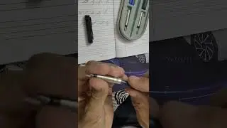 how to fill ink cartridge in Parker Vector Standard Calligraphy Fountain  Pen