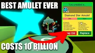 Rolling The LUCKIEST Diamond Star Amulet EVER! | Bee Swarm Simulator