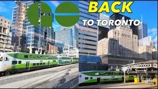 Back To The Big City: GO Train Window Views From Outer Suburbia To Union Station In Downtown Toronto