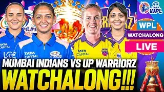 MI vs UPW Live | WPL 2026 | Mumbai Indians vs UP Warriorz | Live Watchalong 