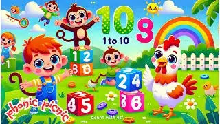 Count with Fun Counting Song for Kids 1 to 10#countingsongsforkids #learningkidsphonicsong#learning