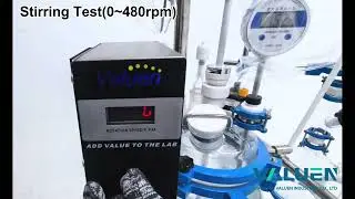 Testing Video of VJR20G  20L Jacketed Glass Reactor