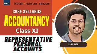 Representative Personal Account | Types of Accounts | Journal | Books Of Original Entry
