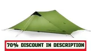 #2021 FLAME'S CREED LanShan 2 Person Outdoor Ultralight Camping Tent 3 Season Professional 15D Siln