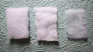 Dúvida sobre manta acrílica (Troubleshooting #3 - fluffy batting) - Quilting livre em manta acrílica