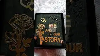 Scrapbook album | Anniversary Scrapbook album | Wedding scrapbook | Photo album |Handmade scrapbook