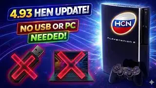 How to Update Your HEN PS3 Console to the New 4.93 HEN Without PC/USB 2026 !