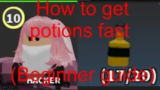 How to get potions fast! (Beginner guide) // roblox: the red lake