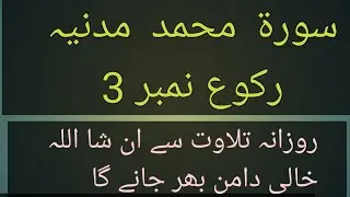 Sarah Muhammad|Rukea No 3|Full with Arabic text