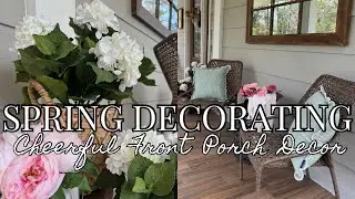 Spring 2025 Decorating Ideas // Cheerful Curb Appeal // Decorate With Me