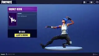 FORTNITE ~ Squat Kick Emote/Dance 1 HOUR LOOP (NEW)