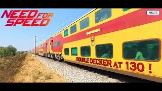 15 in 1 Speeding Train Videos on Bengaluru Chennai line | Rare Double Decker @ 130 #indianrailways