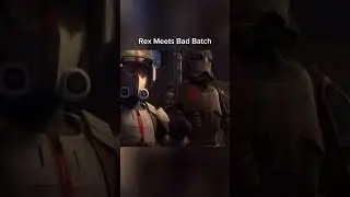 Rex meets the boys #starwars #badbatch #clonewars #captainrex #hunter #starwarsclips