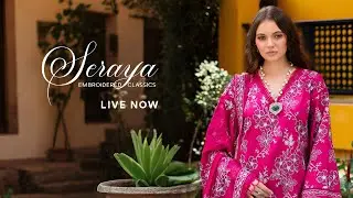 Marjjan Unstitched Embroidered Lawn Collection'25 | Seraya By Marjjan Summer Lawn Collection 2025