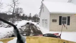 Lake effect, snow moderate on the snow belt the farmhouse please like share subscribe thanks