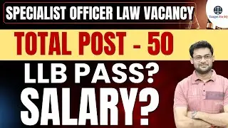 NIACL Legal Specialist Recruitment 2025 | 50 Vacancies for Freshers | Eligibility, Exam Dates