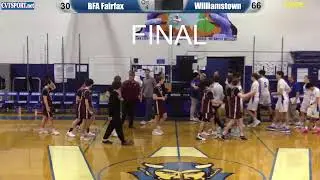 1/6/26-BFA Fairfax @ Williamstown  Boys BBall