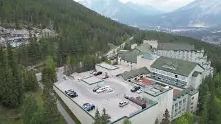 The Rimrock Resort Hotel / Banff Upper Hot Springs From Above