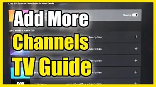 Как добавить каналы в Live TV Guide на Amazon FIRE TV (простой способ)