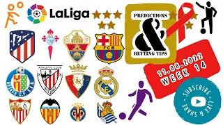 LA LIGA Betting Tips and Predictions Matchday 14 |  2022/23 Season | Sports Betting Guide 🤑⚽👌🏆