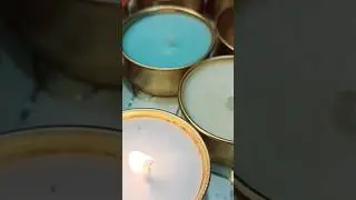 Bored of Plain T-Light Candles? Try These Colorful Metal T-Lights#meltingmagic