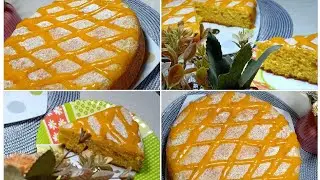 Tangerine cake with amazing sauce 🍊🍊المرة دي عملت كيك اليوسفي بصوص خطير 🍊🍊من نزهه سمير. Nozha Samir