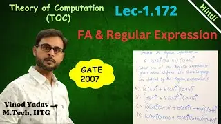 L1.172 | GATE-2007 : Conversion from Regular Expression to Finite Automata | Decomposition Method