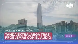 TANDA LARGA DE CHILEVISIÓN PORQUE DERRAMARON CERVEZA AL SWITCH DE AUDIO (07/12/2025)