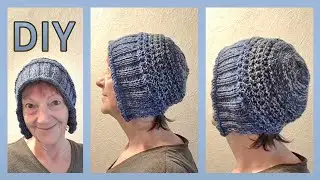 M&uuml;tze aus Resten von Sockenwolle mit einfachem Muster stricken  &bull; DIY * Julebuergerfee 