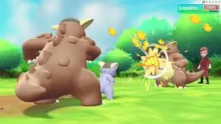 Pokemon Lets Go Eevee - Master Trainer Kangaskhan