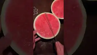 Perfect Watermelon Slice | Oddly Satisfying Cut #WatermelonSlicing  #watermelonasmr #oddlysatisfying