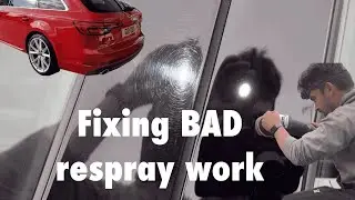 FIXING A BAD RESPRAY! paint correction and ceramic coating