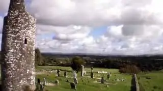 Kilcullen Round Tower view from Parott AR Drone 2.0