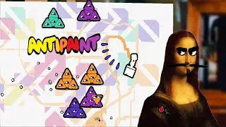 Antipaint Demo Gameplay / Action Bullet Hell Roguelite Indie Game 2023